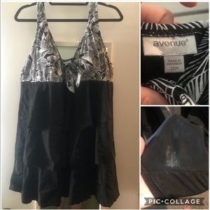 Avenue Tiered Swim Dress